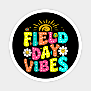 Field Day Vibes Teacher Kids Boys Girls Field Day 2024 T-Shirt Magnet